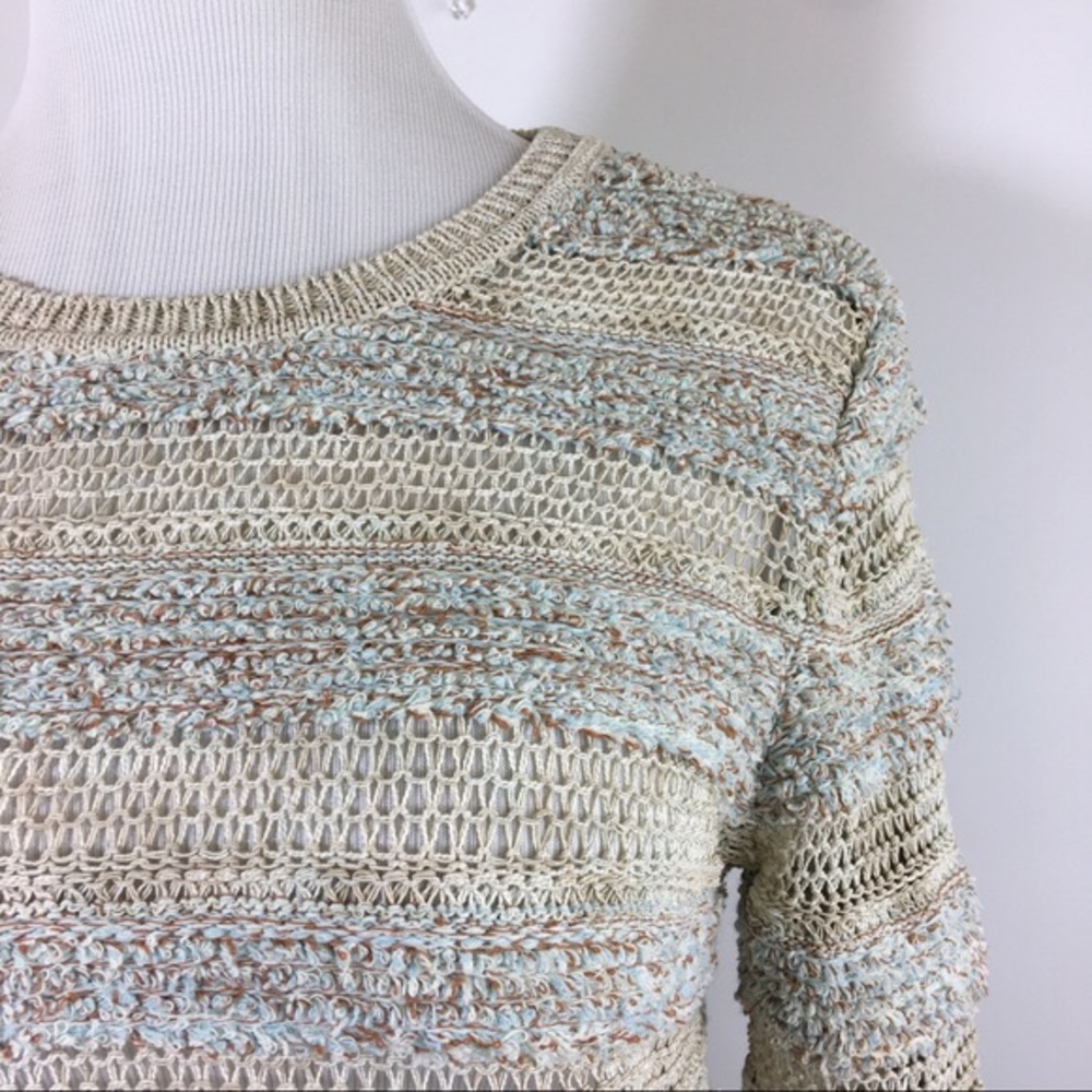 Maison Scotch Nomade Open Marled Knit Sweater 1
